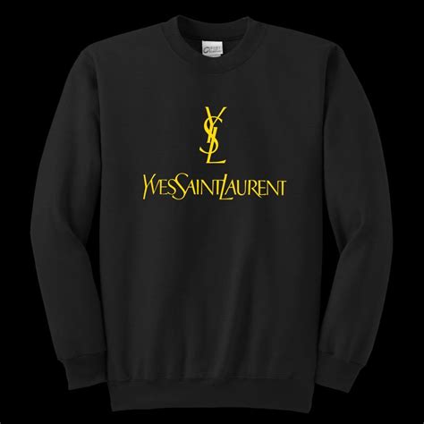 yves saint laurent sweater ebay|yves Saint Laurent hoodies sweatshirts.